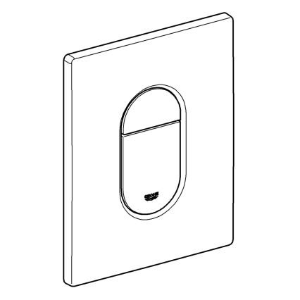 GROHE 38844SH0 - ARENA COSMOPOLITAN huuhtelupainike 156 × 197 mm valkoinen