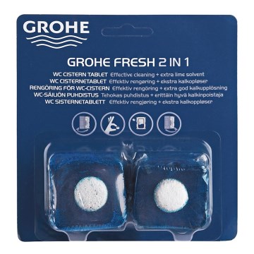 GROHE 38882000 - WC tabletit FRESH geelimäinen vaahto/valkoinen