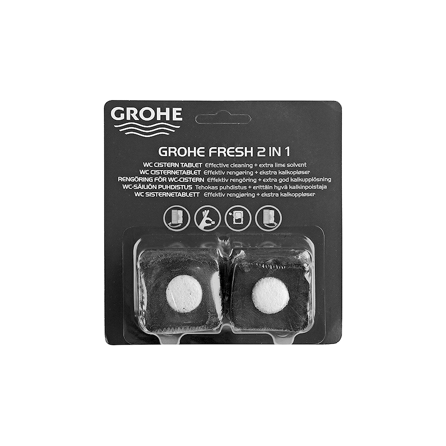 GROHE 38882000 - WC tabletit FRESH geelimäinen vaahto/valkoinen