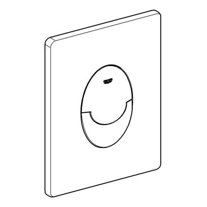 GROHE 38964KV0 - START-huuhtelupainike 156 × 197 mm, musta