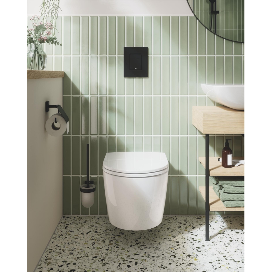 GROHE 389662430 - EVEN huuhtelupainike 156 × 197 mm musta