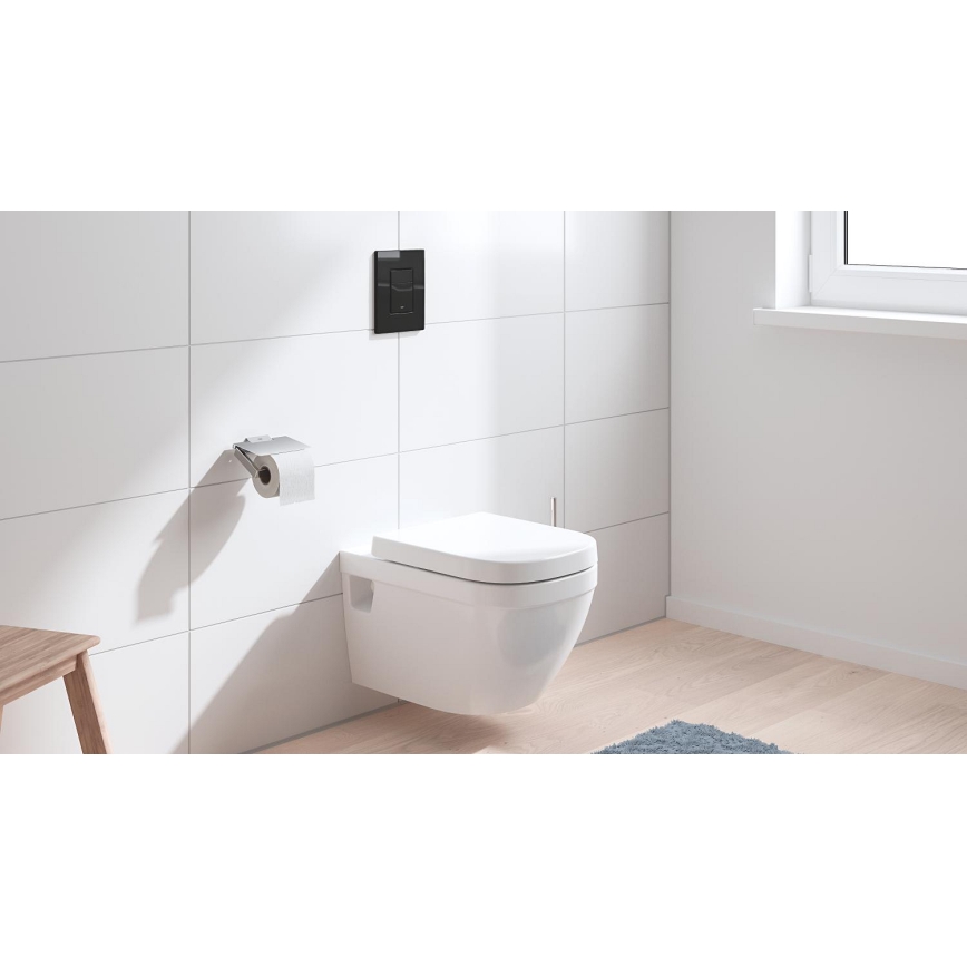 GROHE 38966KV0 - Huuhtelupainike EVEN 156 × 197 mm musta