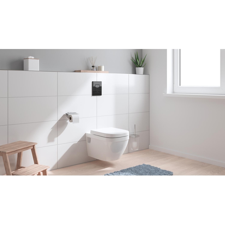 GROHE 38966KV0 - Huuhtelupainike EVEN 156 × 197 mm musta