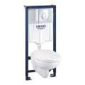 GROHE 39192000 - 4-in-1-setti SOLIDO 1,13 m durovalkoinen