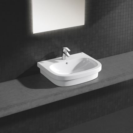 GROHE 39337000 - Tasolle asennettava pesuallas EURO CERAMIC 600 × 480 mm keramiikka/valkoinen