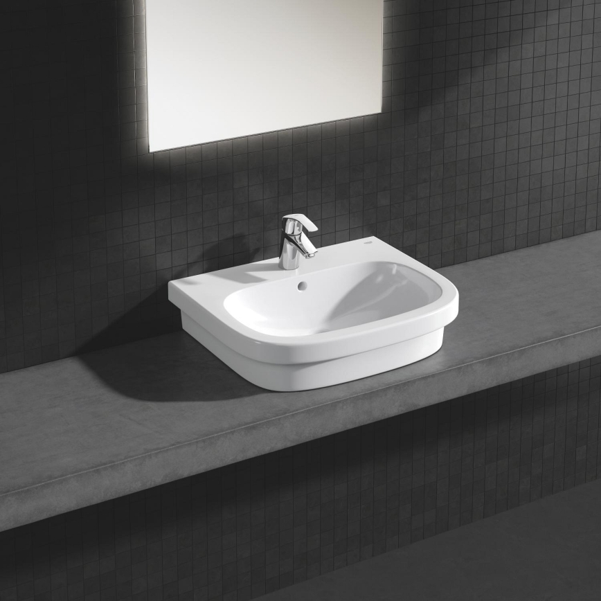 GROHE 39337000 - Tasolle asennettava pesuallas EURO CERAMIC 600 × 480 mm keramiikka/valkoinen