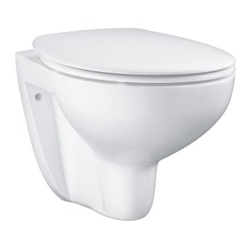 GROHE 39351000 - Seinään asennettava WC-istuin BAU CERAMIC 53,1 × 36,8 × 36,3 cm keramiikka/valkoinen