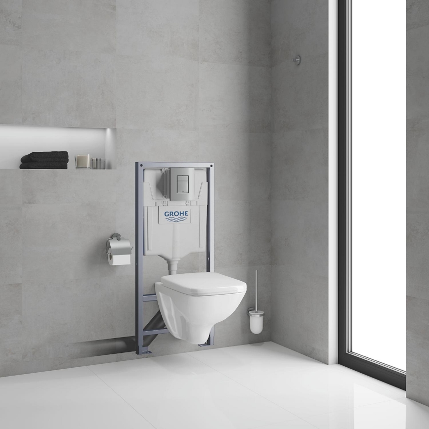 GROHE 39467000 - SOLIDO WC-setti 1,13 m keramiikka/valkoinen