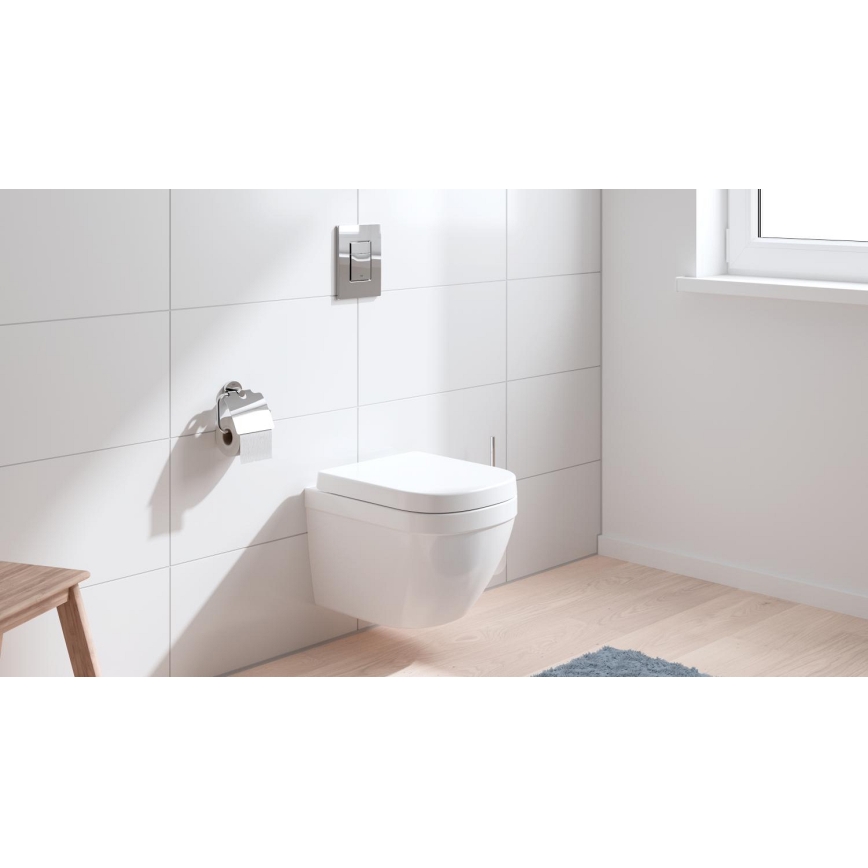 GROHE 39554000 - Seinään asennettava WC-istuin EURO CERAMIC 540 × 374 mm keraaminen/valkoinen