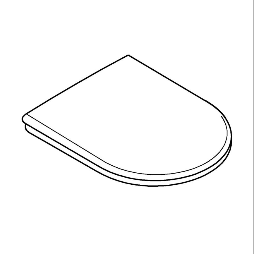 GROHE 39577001 - WC-istuin ESSENCE, durovalkoinen