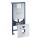 GROHE 39598000 - Seinälle asennettava WC-moduuli RAPID SLX 1,13 m valkoinen