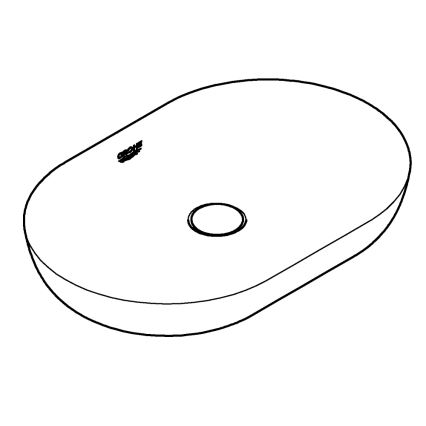GROHE 3960800H - ESSENCE tasoallas 600 × 400 mm, keraaminen/valkoinen