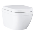 GROHE 39693000 – seinäkiinnitteinen kompakti WC EURO CERAMIC Triple Vortex -huuhtelulla, 53 l, keraaminen/valkoinen
