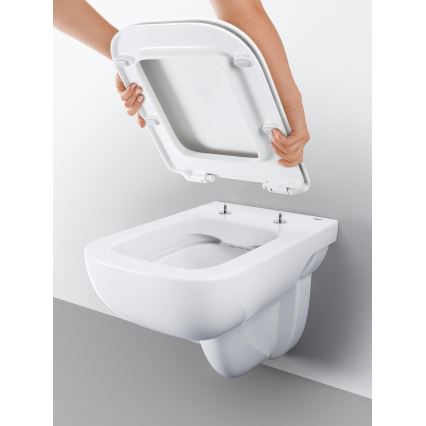 GROHE 39815000 - Seinäkiinnitteinen WC START EDGE 53,8 x 36,5 cm durovalkoinen