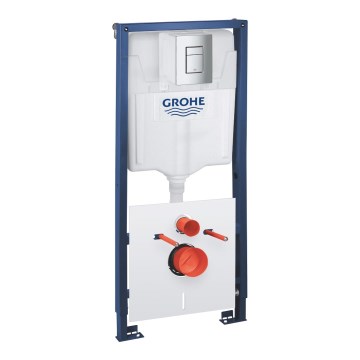 GROHE 39930000 - SOLIDO WC:n 4-in-1-setti, 1,13 m, kiiltävä kromi