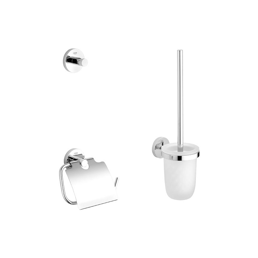 GROHE 40407001 - ESSENTIALS-tarvikesarja, kiiltävä kromi