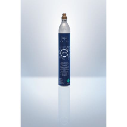 GROHE 40422000 - GROHE BLUE hiilidioksidipatruuna 425 g CO2 (4 kpl), ruostumaton teräs