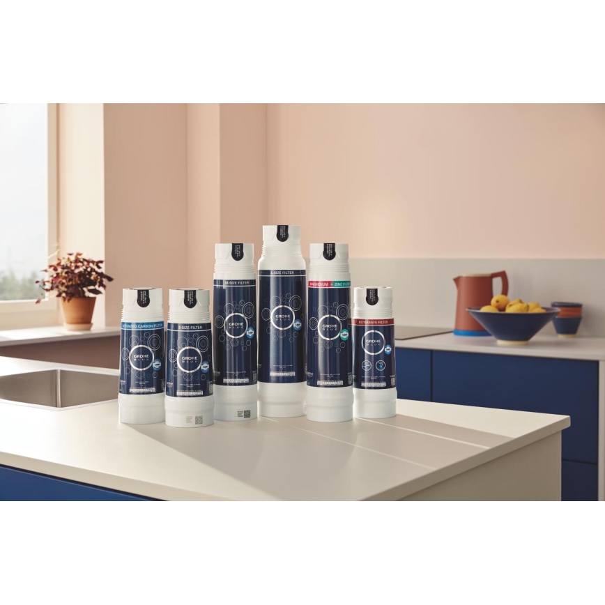 GROHE 40430001 - GROHE BLUE -suodatin 12,4” x 4,55” valkoinen