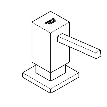 GROHE 40535DL0 - COSMOPOLITAN-saippuapumppu 500 ml, pronssi