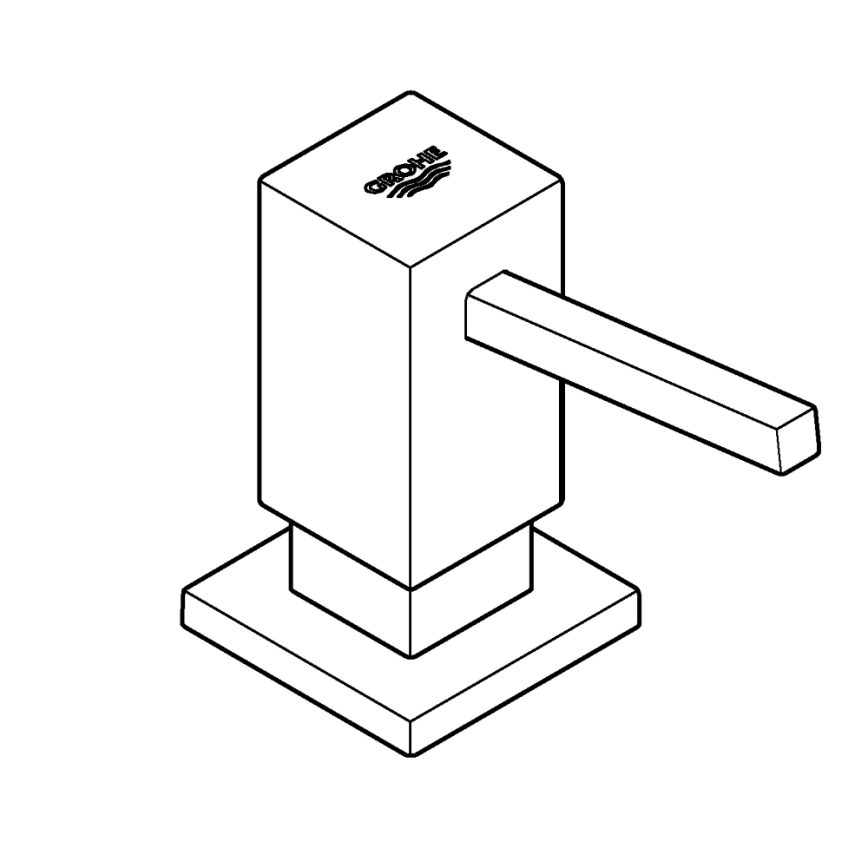 GROHE 40535DL0 - COSMOPOLITAN-saippuapumppu 500 ml, pronssi