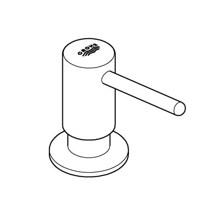 GROHE 40536000 - CONTEMPORARY-saippua-annostelija 400 ml kiiltävä kromi