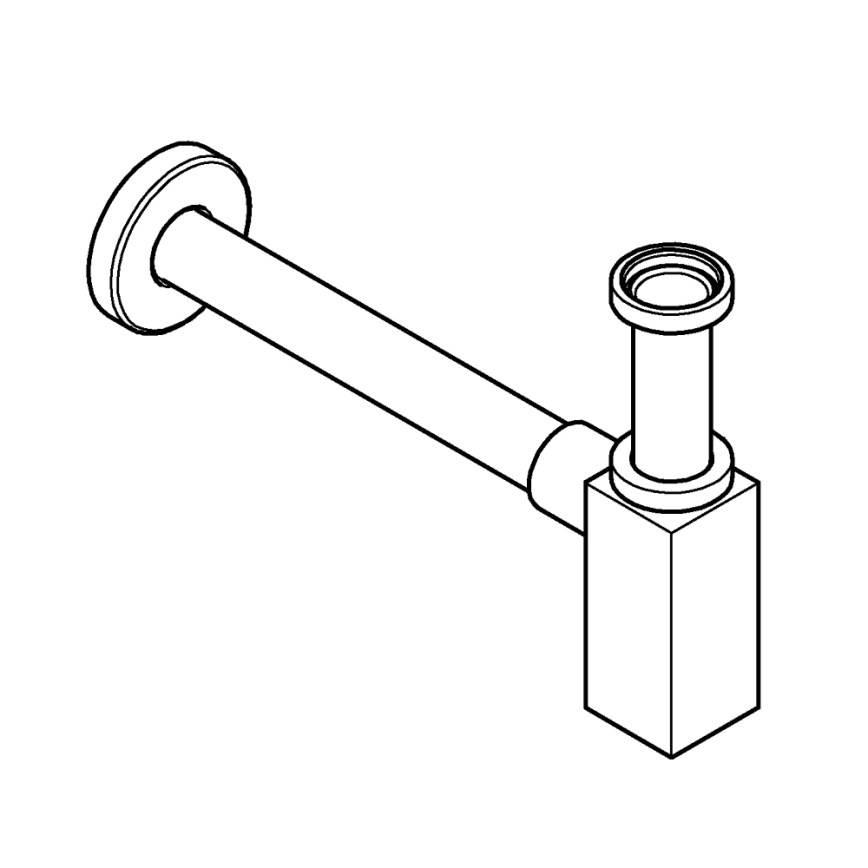 GROHE 40564A00 - Sifoni SIFONIT grafiitti