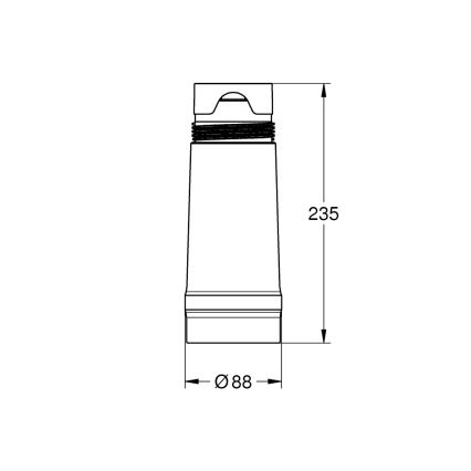 GROHE 40575002 - Suodatin ULTRASAFE valkoinen