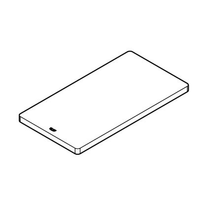 GROHE 40750HV0 - Puinen leikkuulauta 450 × 240 × 19 mm