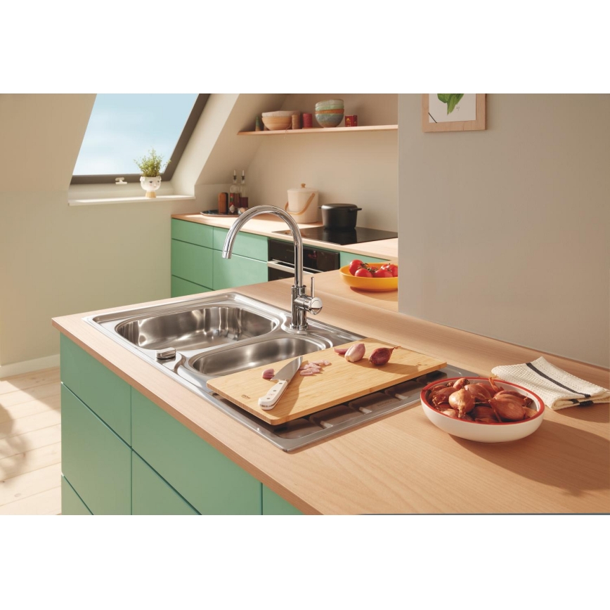 GROHE 40750HV0 - Puinen leikkuulauta 450 × 240 × 19 mm