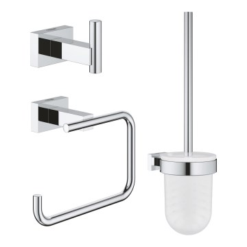 GROHE 40757001 - ESSENTIALS CUBE tarvikesarja, kiiltävä kromi