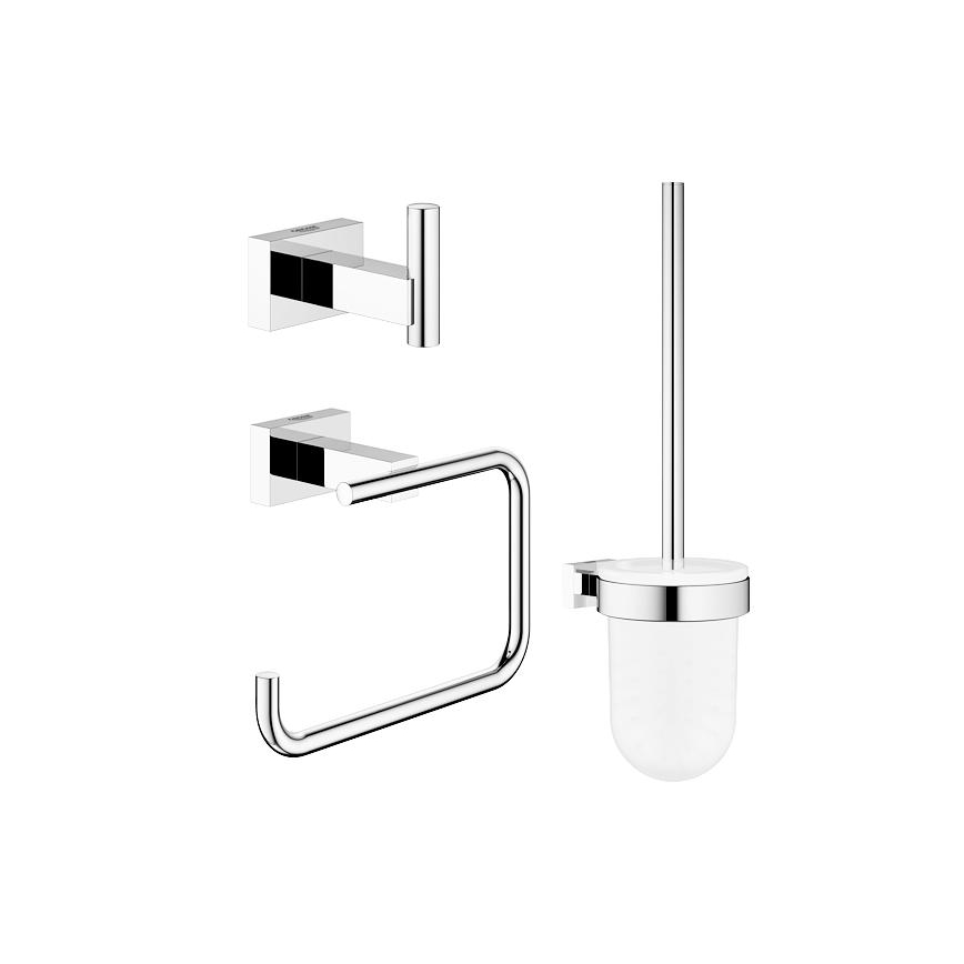 GROHE 40757001 - ESSENTIALS CUBE tarvikesarja, kiiltävä kromi