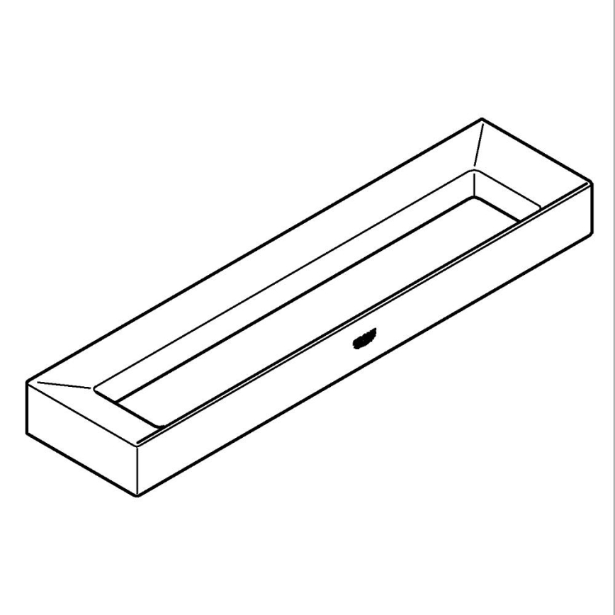 GROHE 40766000 - Pyyheteline SELECTION CUBE 25 × 6 × 1,5 cm kiiltävä kromi