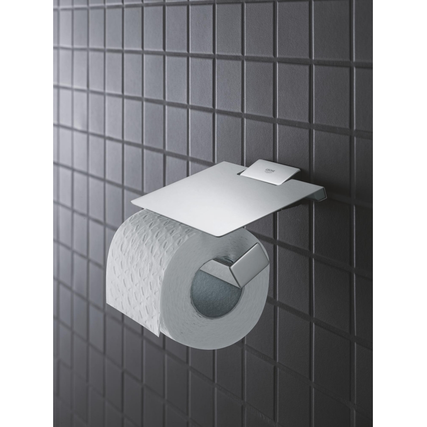 GROHE 40781000 - SELECTION CUBE WC-paperiteline, kiiltävä kromi