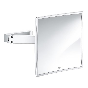 GROHE 40808000 - Meikkipeili SELECTION CUBE 22,3 × 22,3 cm, kiillotettu kromi