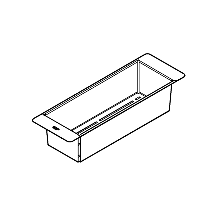 GROHE 40852SD0 - Monikäyttöinen lävikkö 450 × 150 × 100 mm ruostumaton teräs