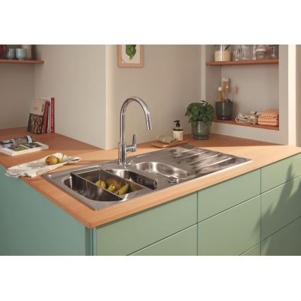 GROHE 40852SD0 - Monikäyttöinen lävikkö 450 × 150 × 100 mm ruostumaton teräs