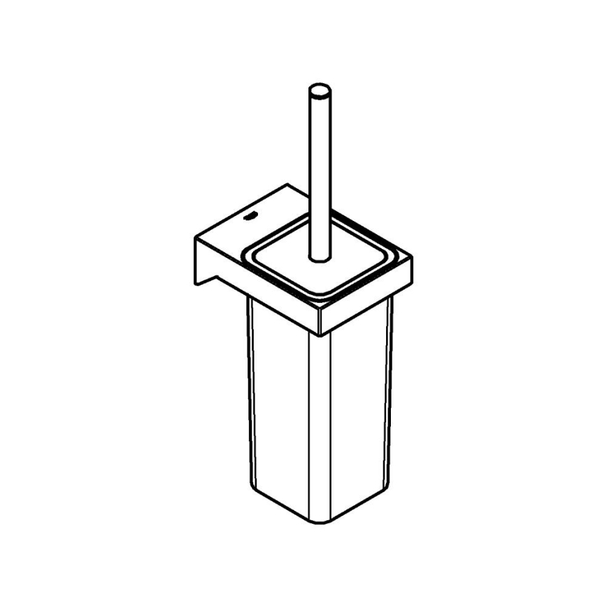 GROHE 40857000 - WC-puhdistussarja SELECTION CUBE kiiltävä kromi