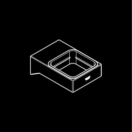 GROHE 40865000 - Kiinnike SELECTION CUBE kiillotettu kromi