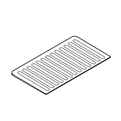 GROHE 40872K00 - Valutuslevy 450 x 250 mm keraaminen/musta