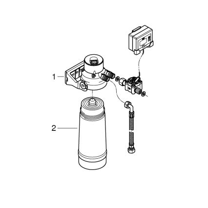 GROHE 40876000 - ULTRASAFE-aloitussarja, kiiltävä kromi