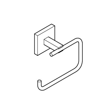 GROHE 409782430 - START CUBE WC-paperiteline musta