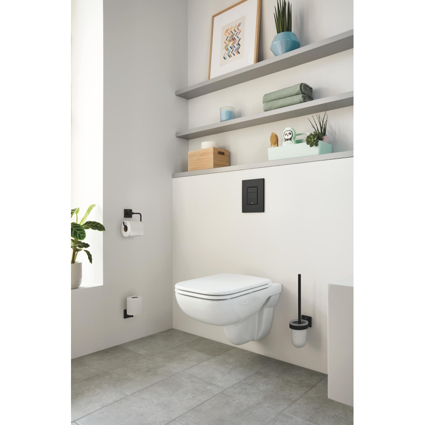 GROHE 409782430 - START CUBE WC-paperiteline musta