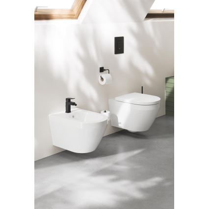 GROHE 409792430 - START CUBE vararullapidike WC-paperille 13,4x6 cm musta