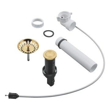 GROHE 40986GN0 - Poistopakkaus keittiöaltaisiin Ø 35 mm, kultainen