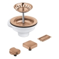 GROHE 40996DL0 - Kuparinvärinen viemärisarja keittiöaltaisiin