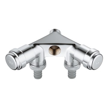 GROHE 41020000 - Kaksoisventtiili EGGEMANN 12” kiillotettu kromi