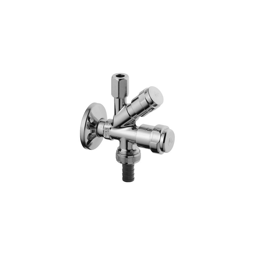 GROHE 41073000 - Kombi-kulmaventtiili WAS 12” × 38” kiiltävä kromi