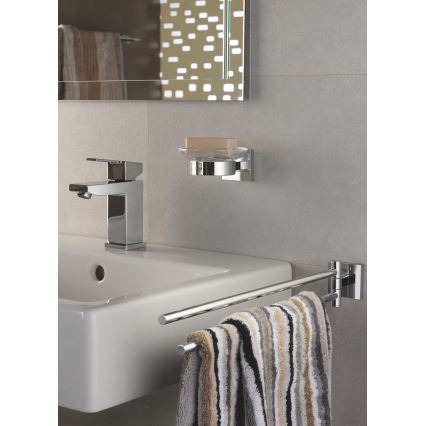 GROHE 41096000 - Saippuakuppi START CUBE 110 × 56 × 125 mm kiillotettu kromi