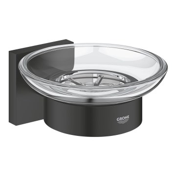 GROHE 410962430 - START CUBE saippuakulho 110 x 56 x 125 mm musta