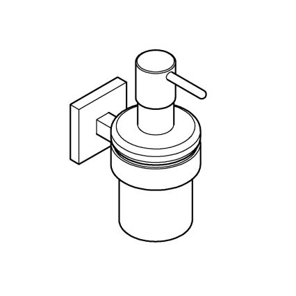 GROHE 41098000 - START CUBE nestesaippua-annostelija 160 ml, kiiltävä kromi